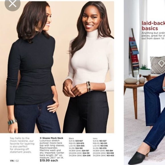 Mock neck Sloane by Avon size small 4/6 - Picture 3 of 4